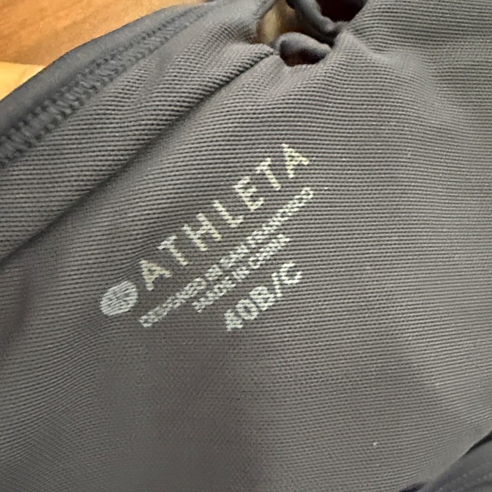 Athleta Midnight Blue bikini top / Sports Bra 40 B / C - Picture 5 of 7